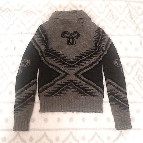 TNA Sweaters - TNA Aritzia Sea to Sky Zip Front Cowichan Sweater